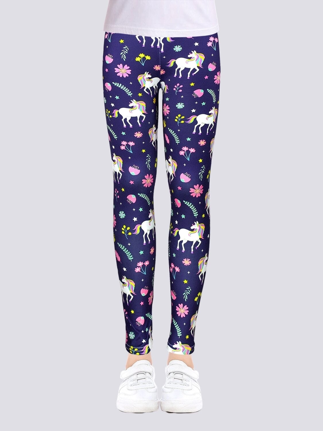 Legging Fille Bleu Marine Licorne Leggings Helanke-Srbija.com 4 - 5 ans