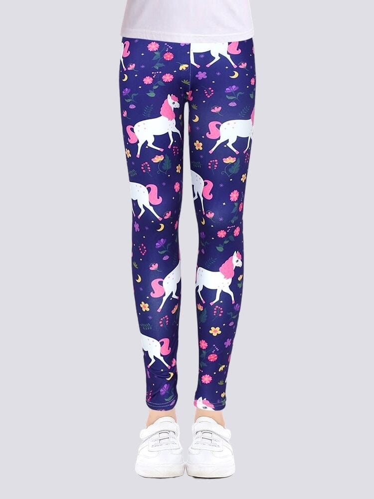 Legging Motif Licorne Fille Leggings Helanke-Srbija.com 4 - 5 ans