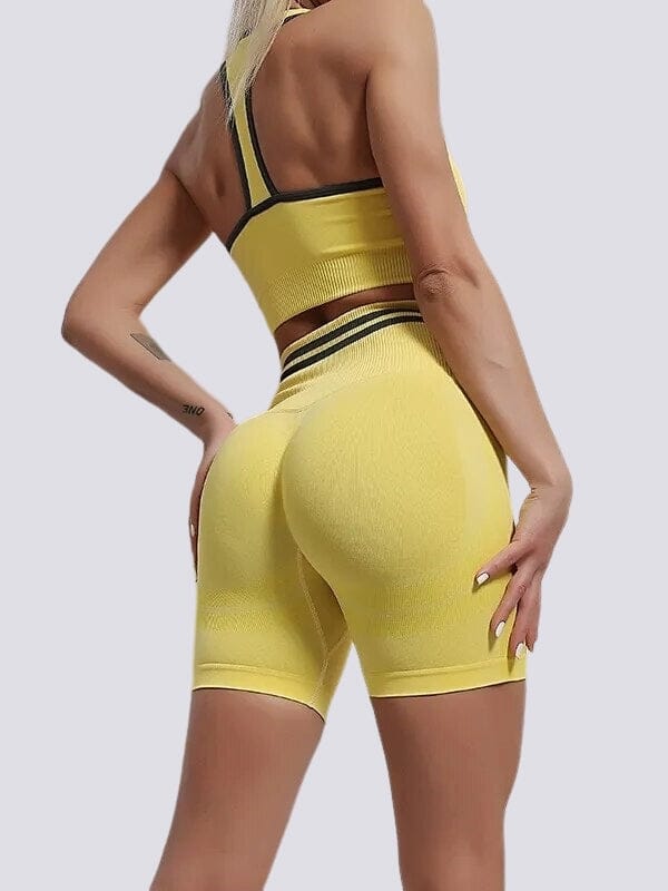 Short Moulant Push Up Shorts Helanke-Srbija.com sa Jaune
