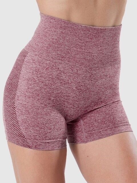 Short Sport Fitness Taille Haute Sans Couture Shorts Helanke-Srbija.com sa Bordeaux