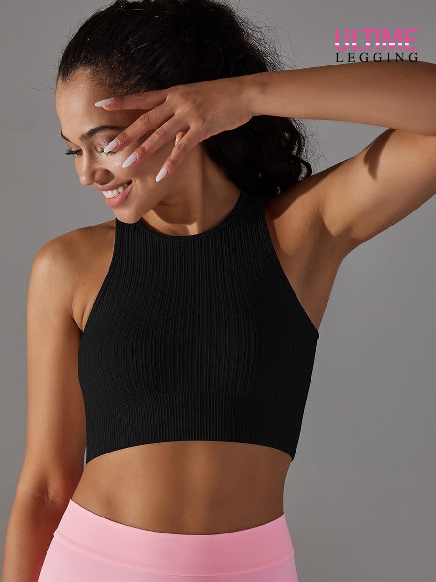 Brassière Fitness Sans Couture - Ultime-Legging Brassière Helanke-Srbija.com sa Noir 