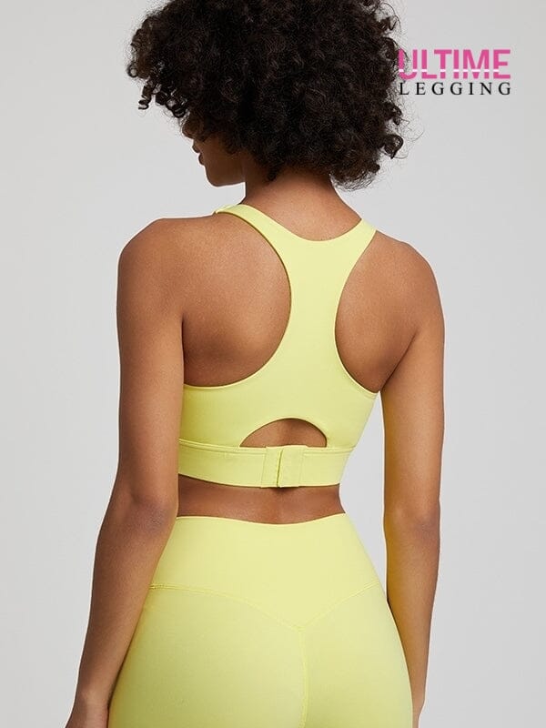 Brassière Sport Agrafes - Ultime-Legging Brassière Helanke-Srbija.com sa Jaune 