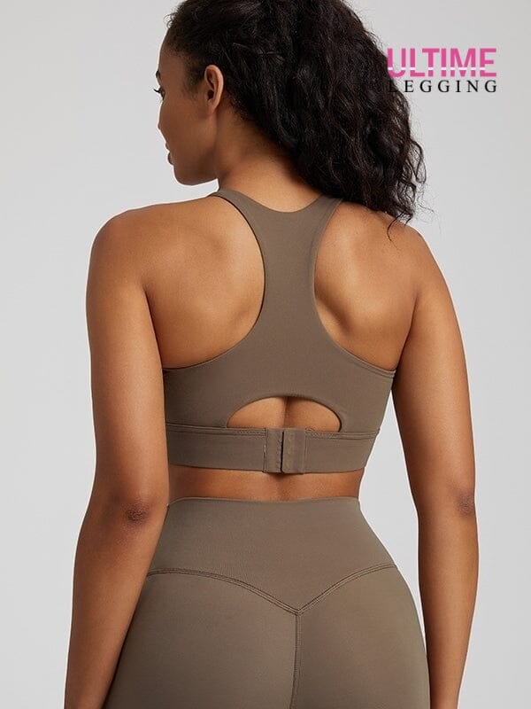 Brassière Sport Agrafes - Ultime-Legging Brassière Helanke-Srbija.com sa Marron 