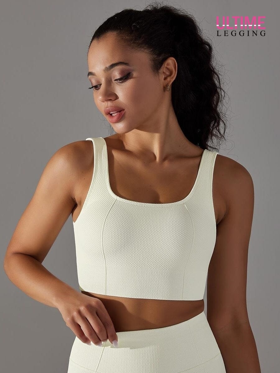 Brassière Sport Anti Frottement - Ultime-Legging Brassière Helanke-Srbija.com sa Blanc cassé 