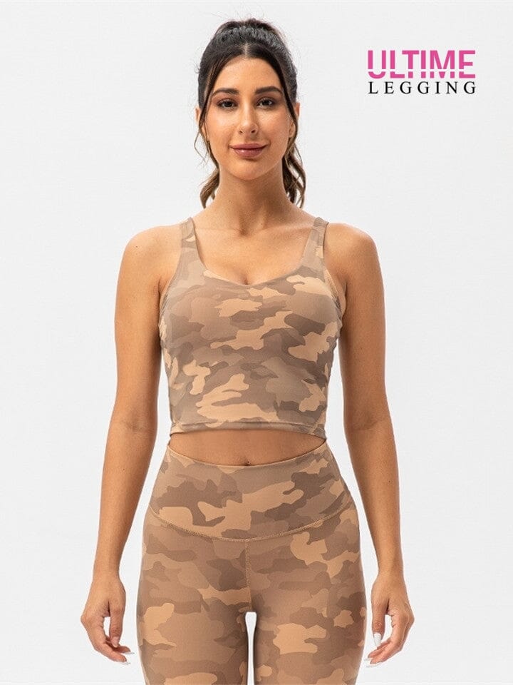Brassière Sport Camouflage - Ultime-Legging Brassière Helanke-Srbija.com sa Marron 