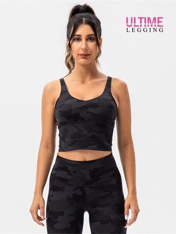 Brassière Sport Camouflage - Ultime-Legging Brassière Helanke-Srbija.com sa Noir 