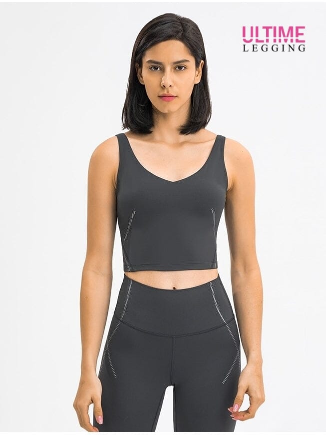Brassière Sport Compression Brassière Helanke-Srbija.com XS Gris 