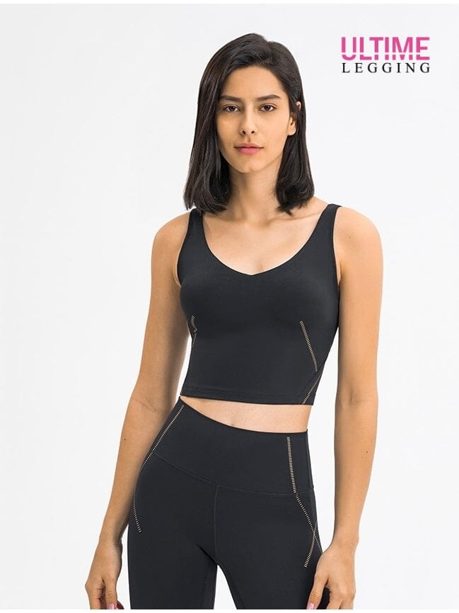 Brassière Sport Compression Brassière Helanke-Srbija.com XS Noir 