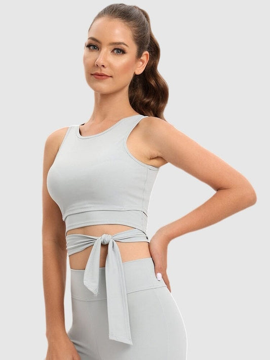 Brassière Sport Croisée Devant Brassière Helanke-Srbija.com sa Gris 