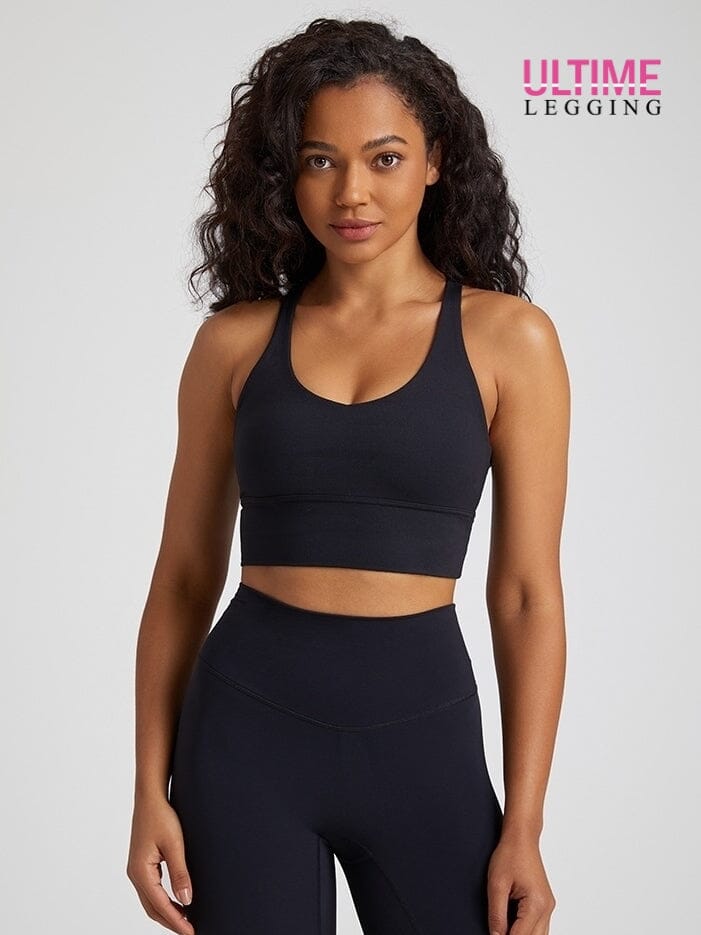 Brassière Sport Dos Croisé - Ultime-Legging Brassière Helanke-Srbija.com sa Noir 