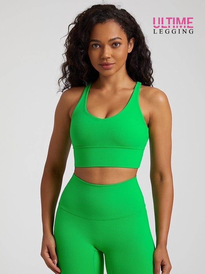 Brassière Sport Dos Croisé - Ultime-Legging Brassière Helanke-Srbija.com sa Vert 
