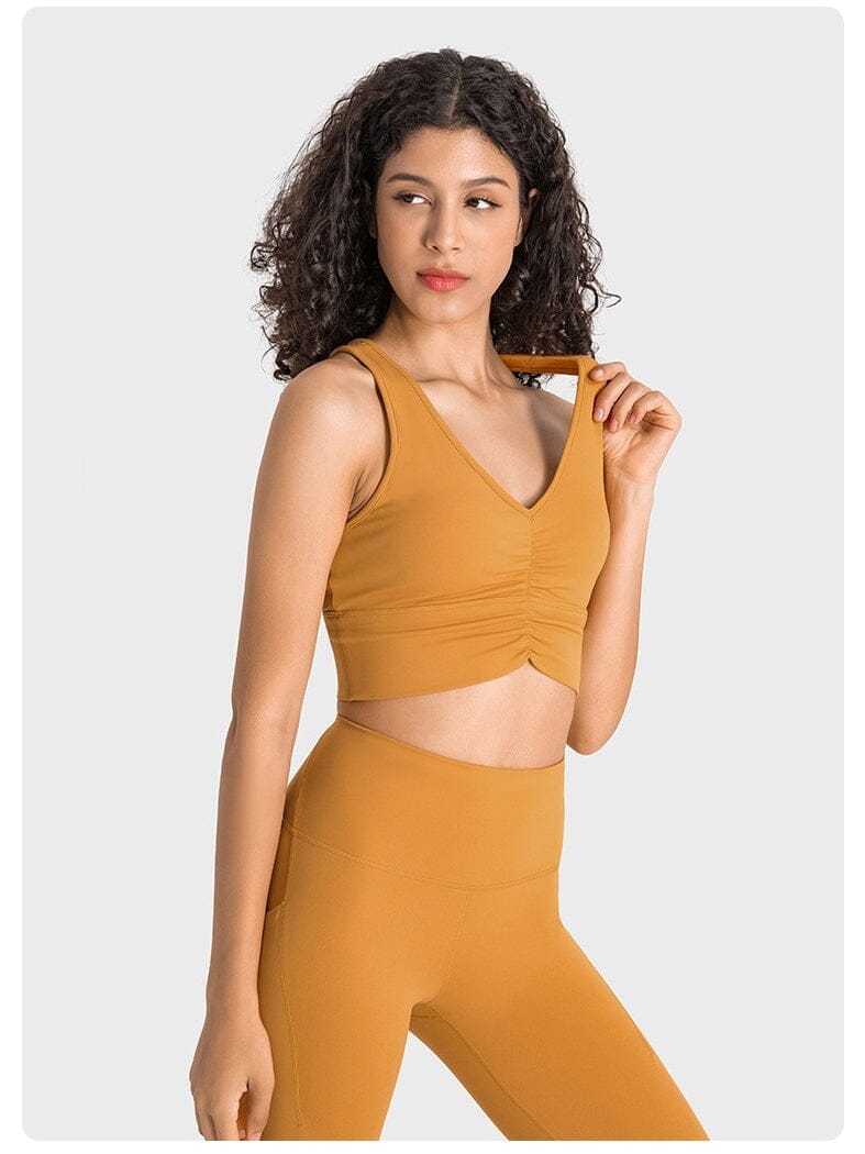 Brassière Sport Dos Nageur Push Up Brassière Helanke-Srbija.com XS Orange 