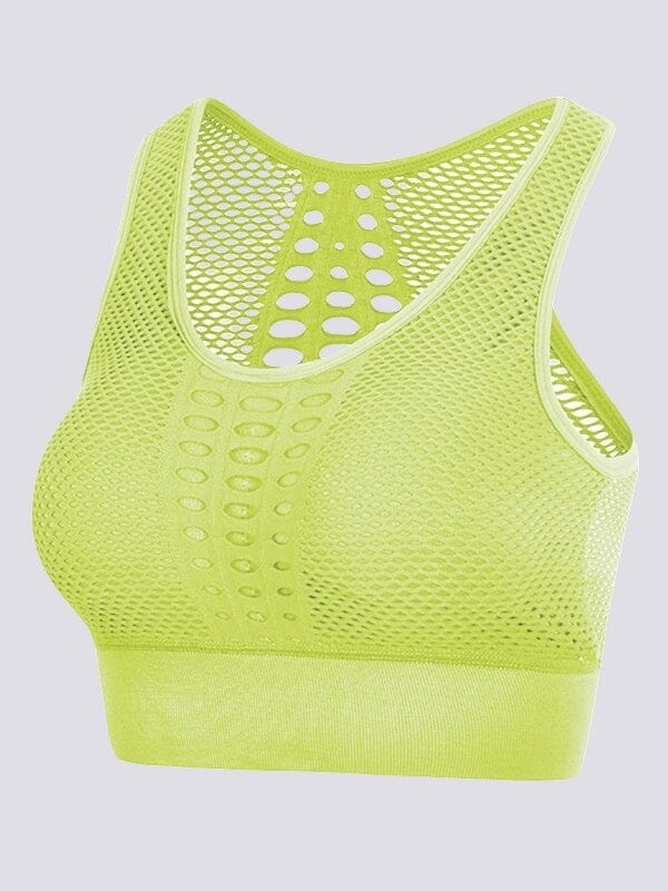 Brassière Sport Dos Ouvert Brassière Helanke-Srbija.com sa Jaune 