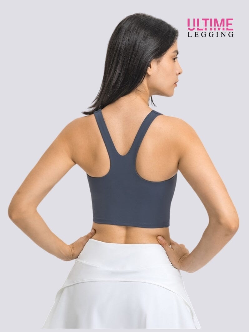 Brassière Sport Fermeture Éclair - Ultime-Legging Brassière Helanke-Srbija.com XS Bleu nuit 