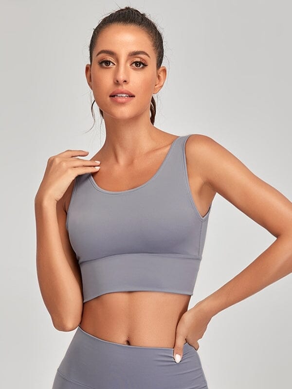 Brassière Sport Maintien Medium Soutien-gorge sport Helanke-Srbija.com sa Bleu grisé 