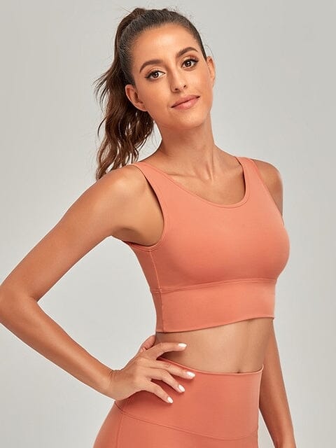 Brassière Sport Maintien Medium Soutien-gorge sport Helanke-Srbija.com sa Pêche 