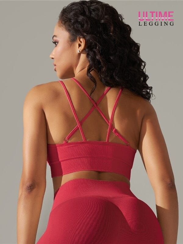 Brassière Sport Maintien Renforcé - Ultime-Legging Brassière Helanke-Srbija.com sa Rouge 
