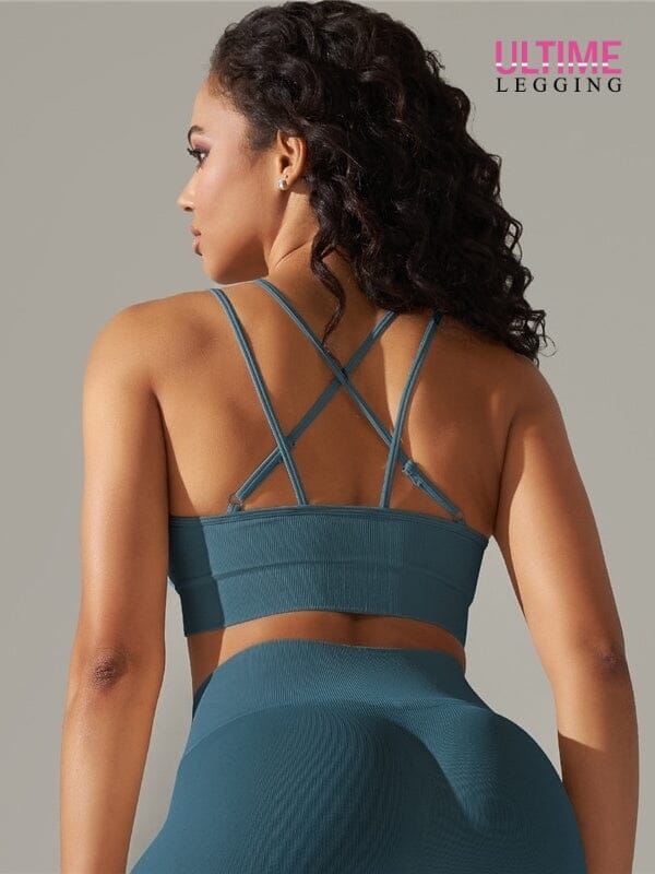 Brassière Sport Maintien Renforcé - Ultime-Legging Brassière Helanke-Srbija.com sa Vert royal 