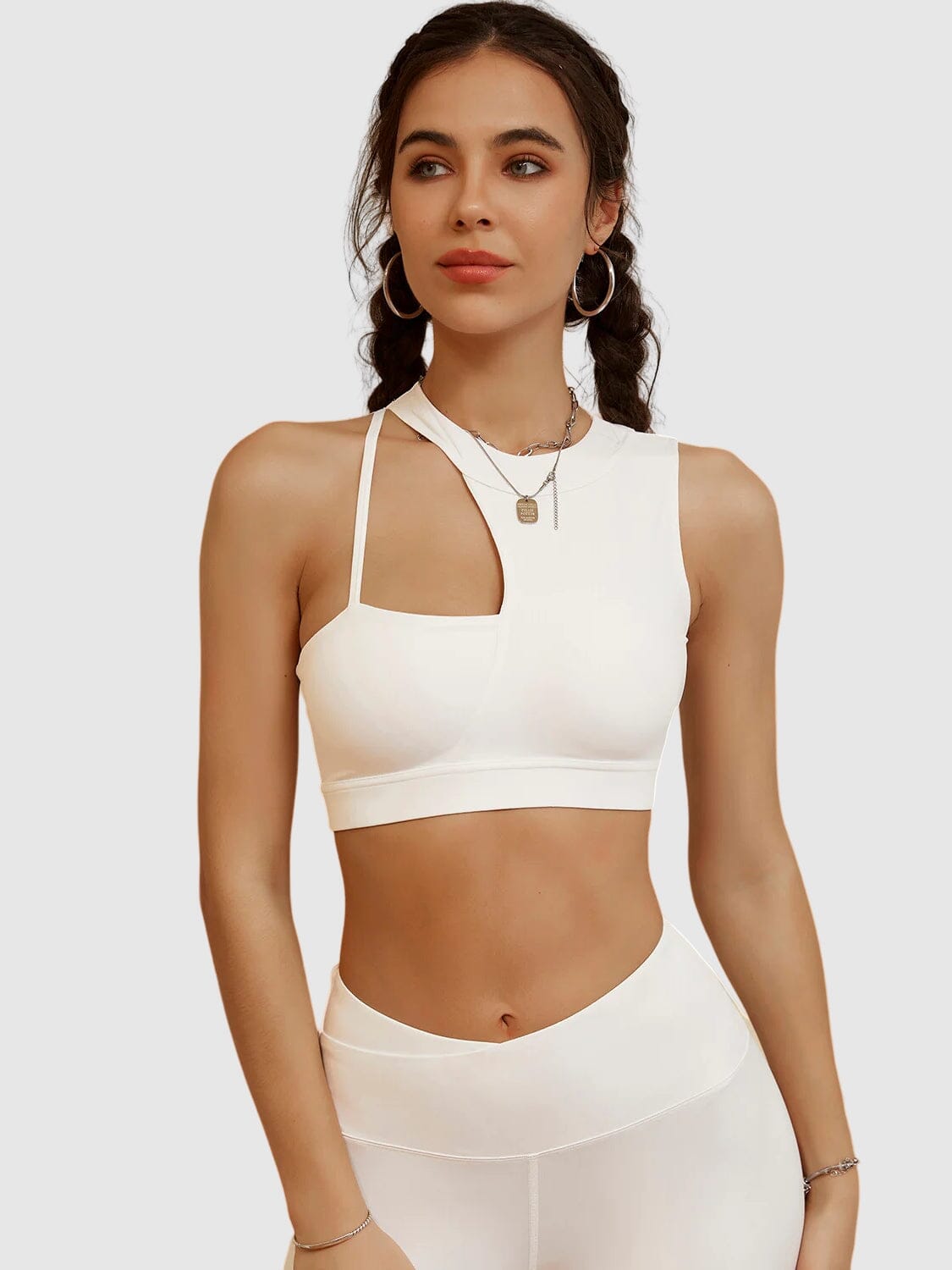 Brassière Sport Ouverte - NaturaFit Brassière Helanke-Srbija.com sa Blanc 