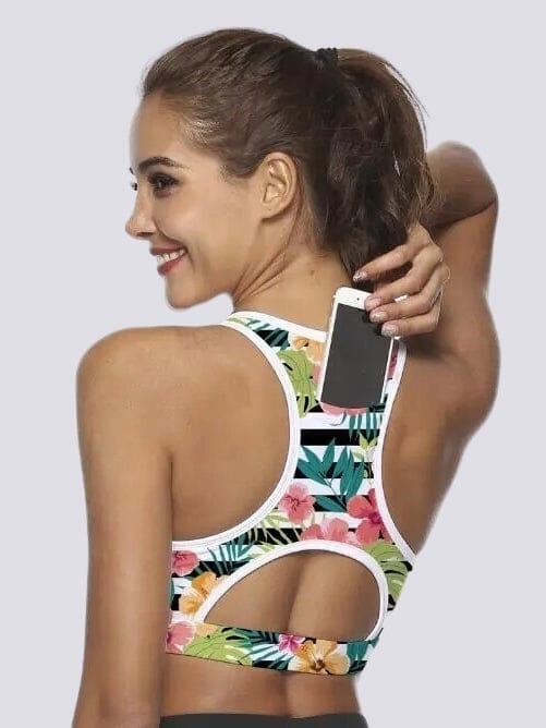 Brassière Sport Poche Brassière Helanke-Srbija.com sa Fleurs D 