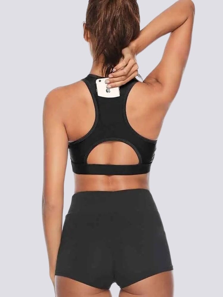 Brassière Sport Poche Brassière Helanke-Srbija.com sa Noir 
