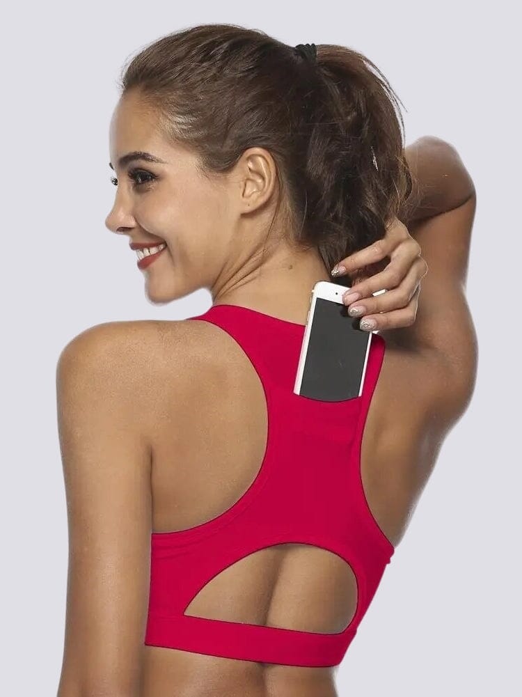 Brassière Sport Poche Brassière Helanke-Srbija.com sa Rouge 
