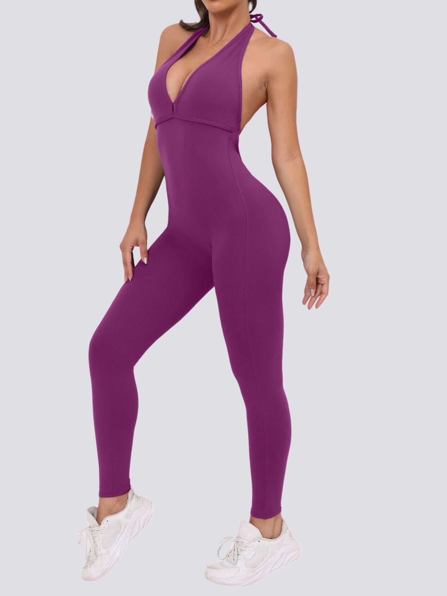 Combinaison Fitness Dos Nu Combinaison sport Helanke-Srbija.com sa Violet 