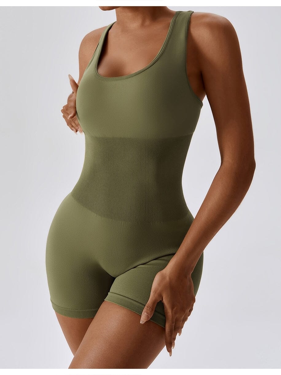 Combinaison Short Moulante Sport Combinaison sport Helanke-Srbija.com sa Kaki 