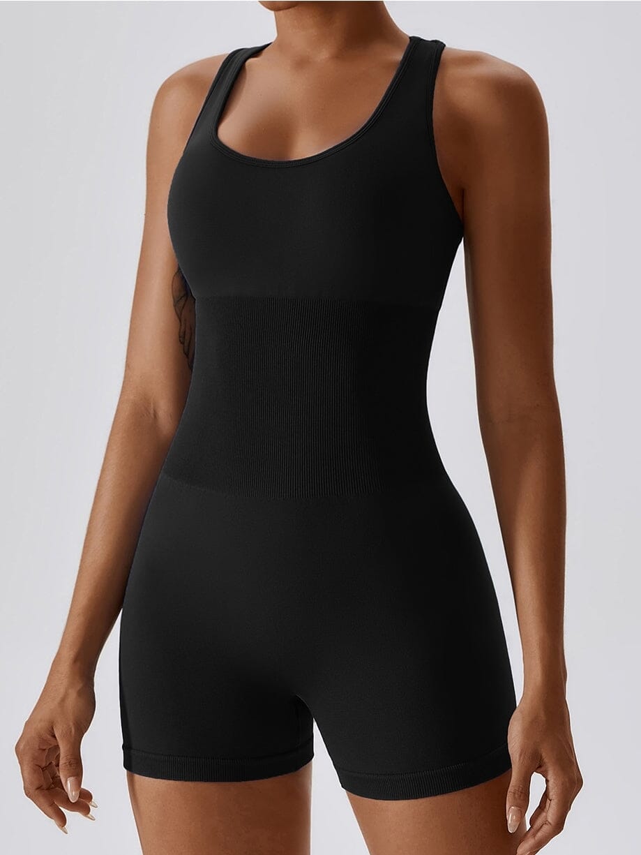 Combinaison Short Moulante Sport Combinaison sport Helanke-Srbija.com sa Noir 