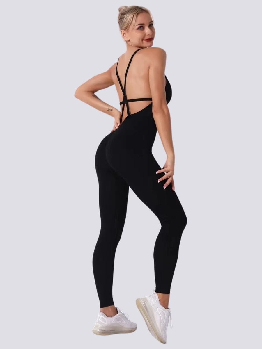 Combinaison Sport Sculptante Combinaison sport Ultime-Legging sa Noir 