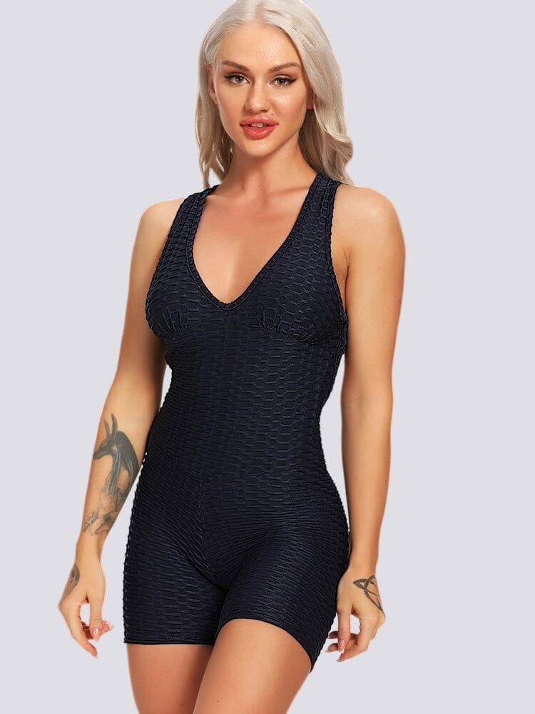 Combinaison Sport Short Anti Cellulite Combinaison sport Helanke-Srbija.com sa Bleu royal 