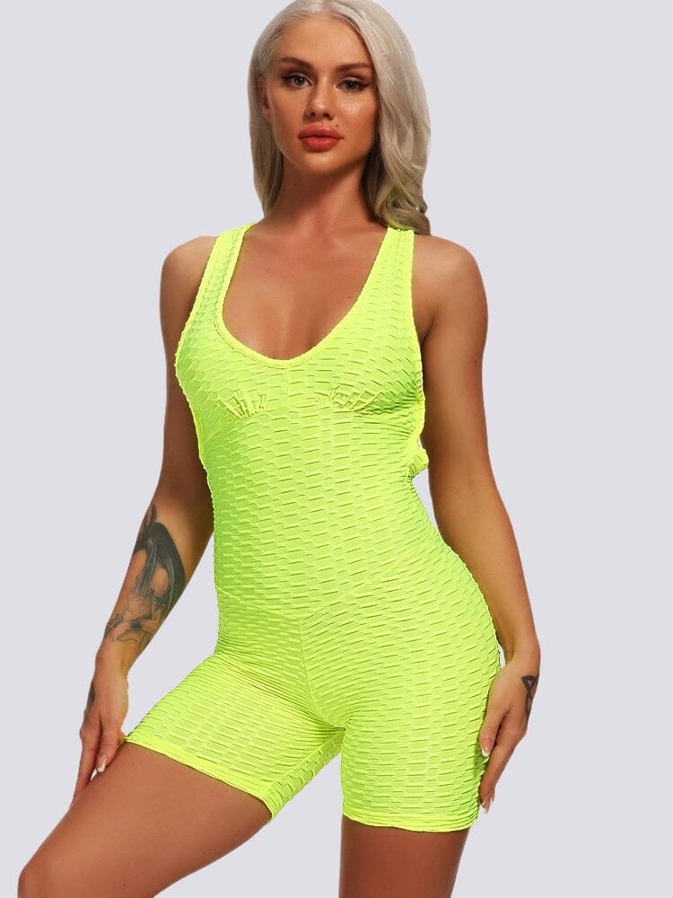 Combinaison Sport Short Anti Cellulite Combinaison sport Helanke-Srbija.com sa Jaune 