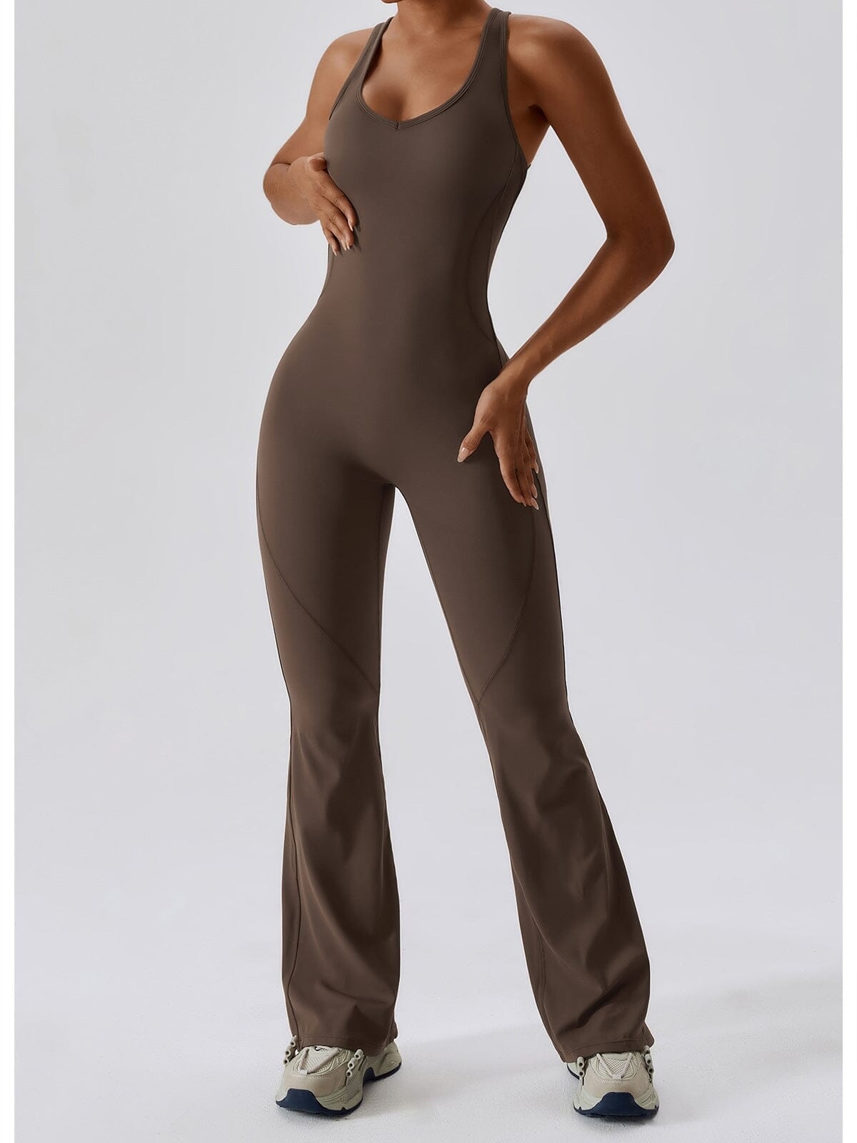 Combinaison Yoga Ample Combinaison sport Helanke-Srbija.com sa Marron 