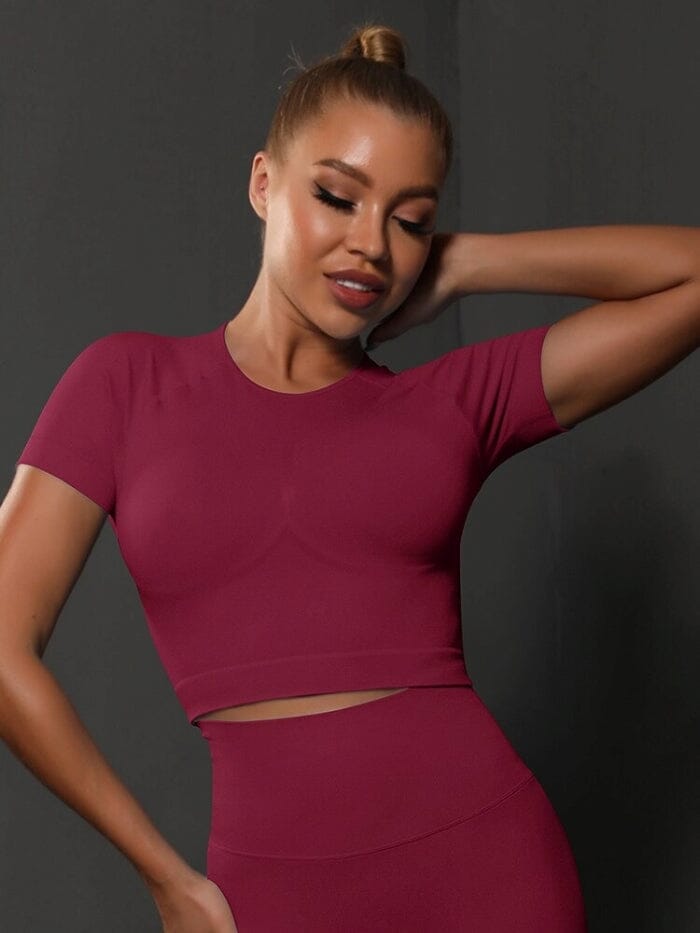 Crop Top Sport Push Up Crop Top Helanke-Srbija.com : Legging Femme | Vêtements de Sport sa Bordeaux 