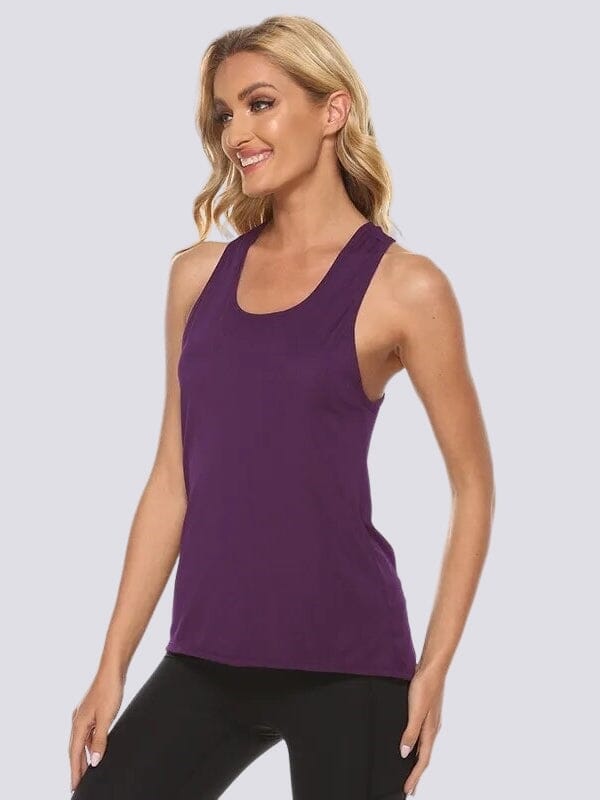 Débardeur Fitness Ample T-Shirt Helanke-Srbija.com sa Violet 