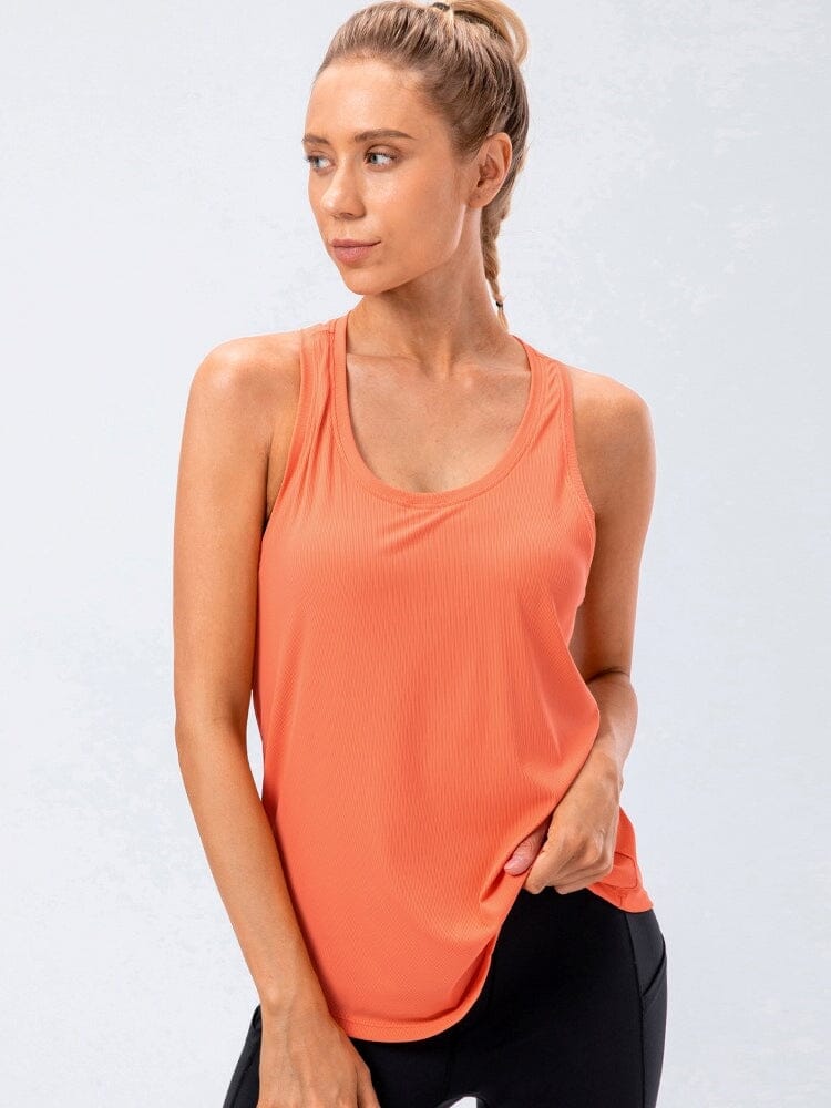 Débardeur Sport Long T-Shirt Helanke-Srbija.com XS Orange 