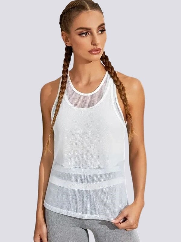 Débardeur Sport Transparent Maille T-Shirt Helanke-Srbija.com sa 
