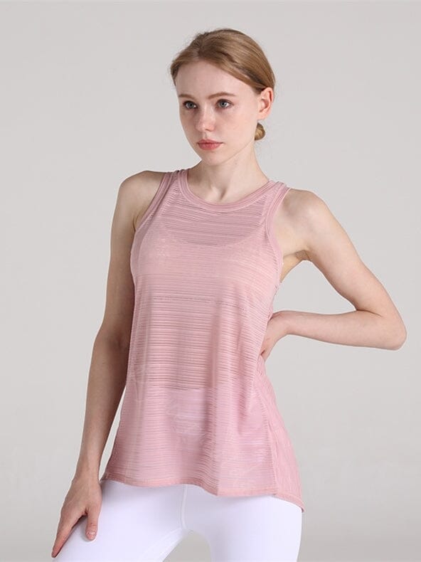 Débardeur Sport Transparent T-Shirt Helanke-Srbija.com sa Rose 