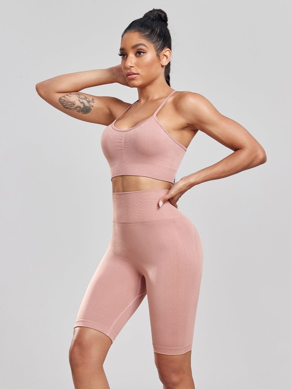 Ensemble Push Up, Sport Short Long Ensemble Sport Helanke-Srbija.com sa Rose 