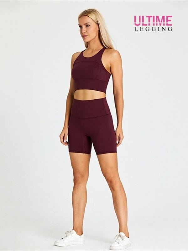 Ensemble Short Fitness - Ultime-Legging Ensemble Sport Helanke-Srbija.com sa Bordeaux 