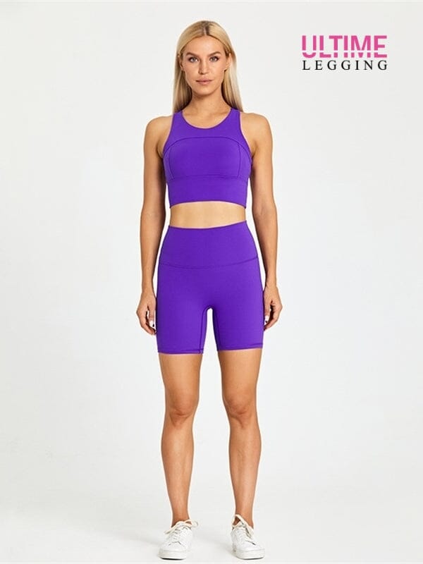 Ensemble Short Fitness - Ultime-Legging Ensemble Sport Helanke-Srbija.com sa Violet 
