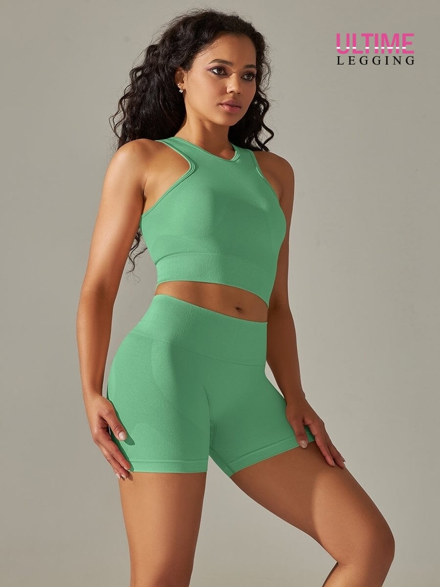 Ensemble Sport Fitness Push Up Sans Couture - Ultime-Legging Ensemble Sport Helanke-Srbija.com sa Vert 