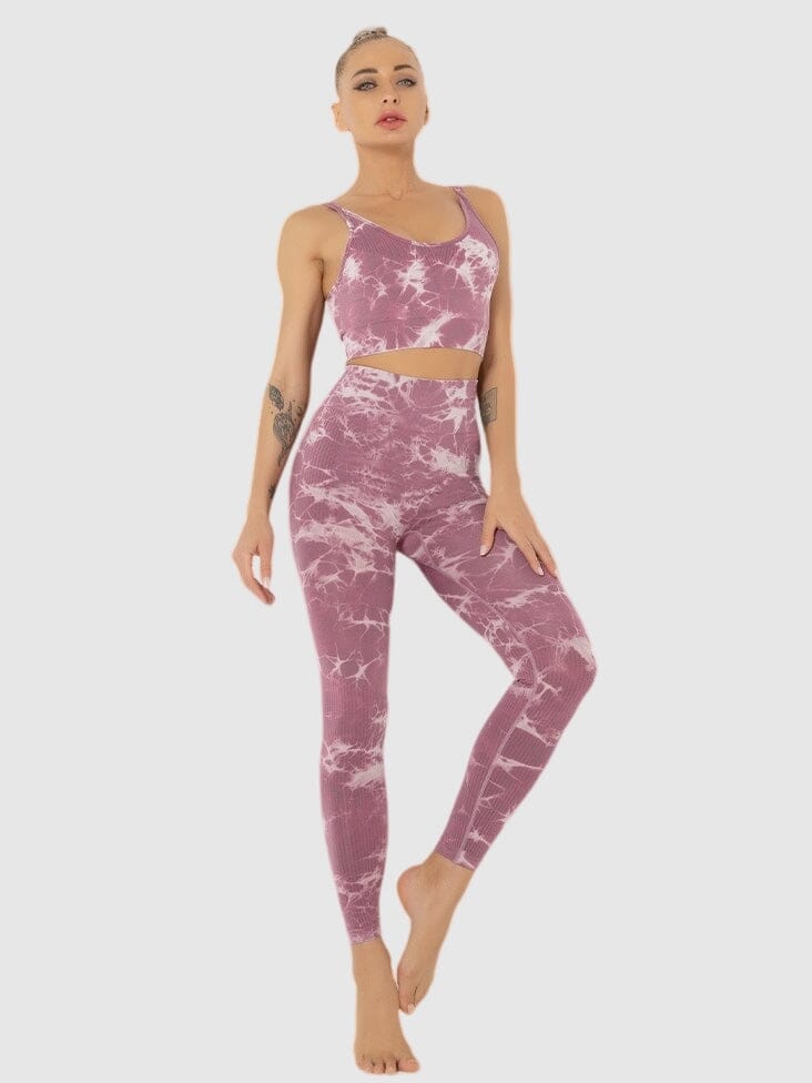 Ensemble Sport Legging Galbant - Electric Ensemble Sport Helanke-Srbija.com sa Lila 