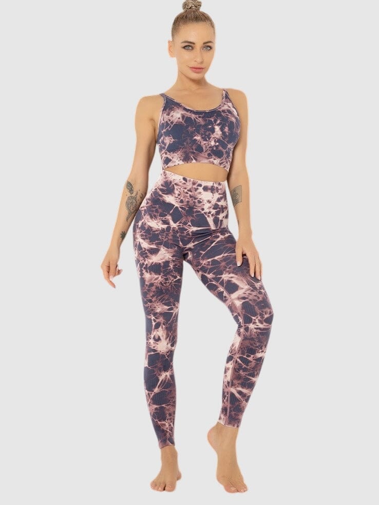 Ensemble Sport Legging Galbant - Electric Ensemble Sport Helanke-Srbija.com sa Violet 