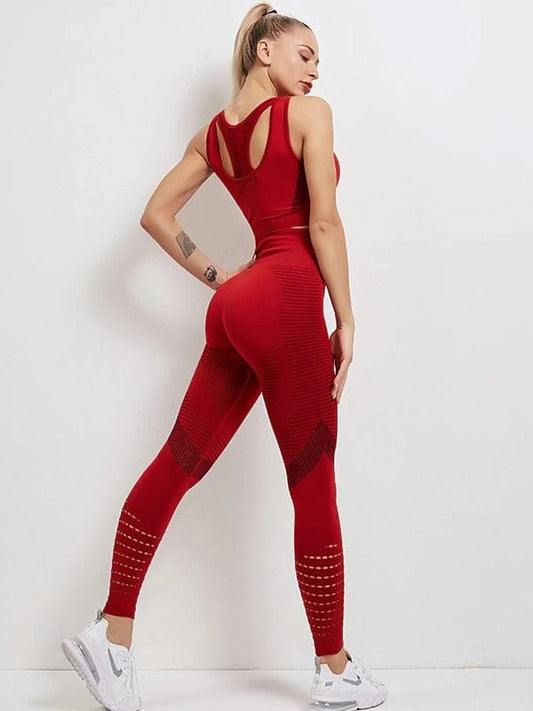 Ensemble Sport Sans Couture, Legging et Brassière Ensemble Sport Helanke-Srbija.com : Legging Femme | Vêtements de Sport sa Rouge 