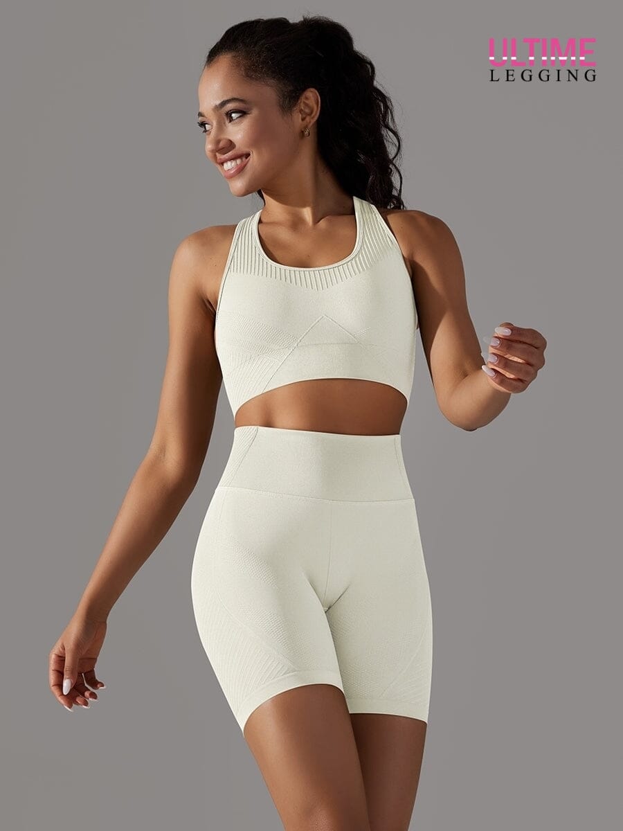 Ensemble Sport Short Soutien-Gorge - Suprem - Ultime-Legging Ensemble Sport Helanke-Srbija.com sa Ivoire 