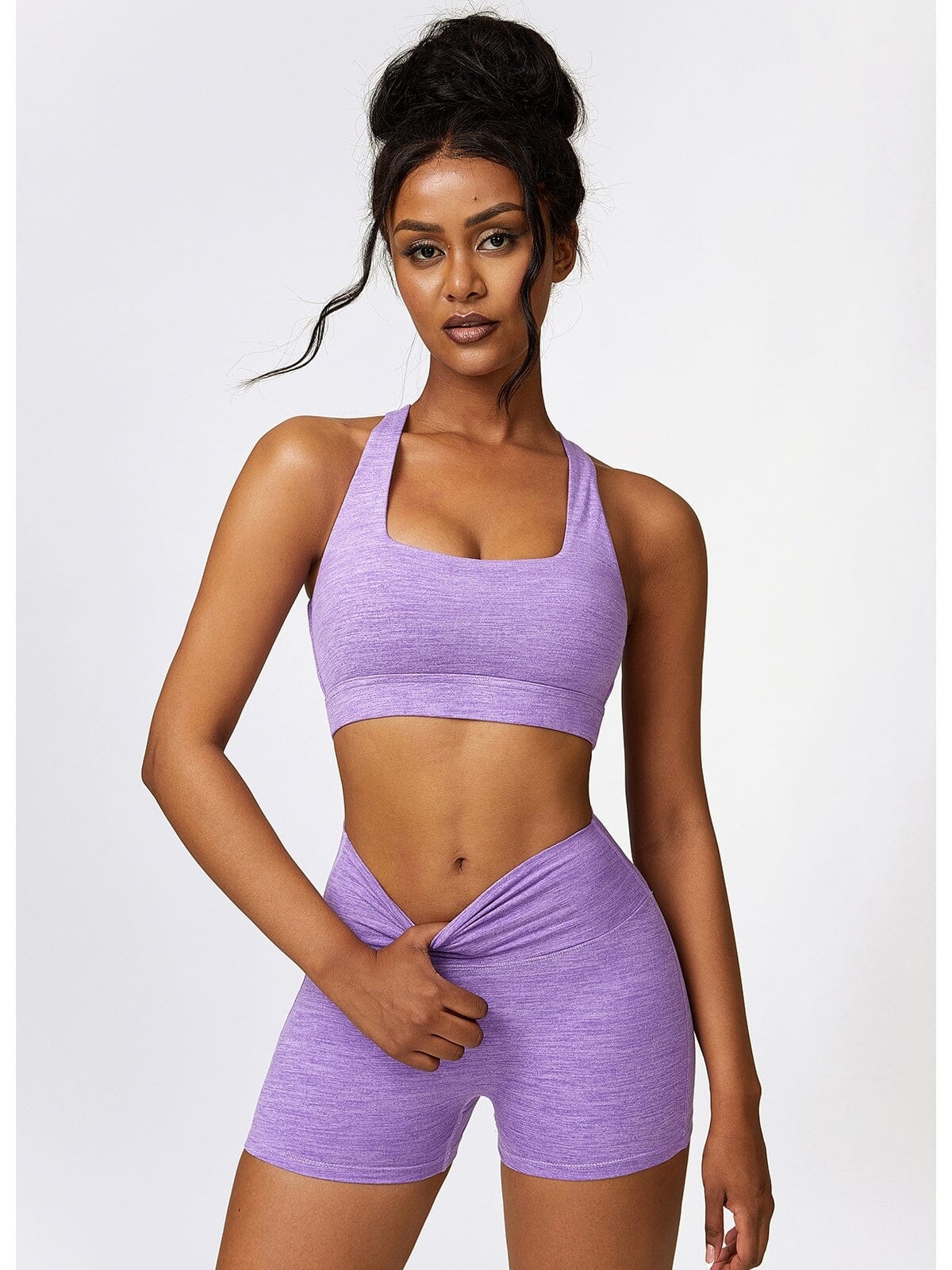 Ensemble Sport Short Sport Sculptant - Joséphine Ensemble Sport Helanke-Srbija.com sa Violet 
