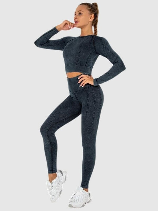 Ensemble Sport Teinté Délavé Ensemble Sport Helanke-Srbija.com : Legging Femme | Vêtements de Sport sa Noir 
