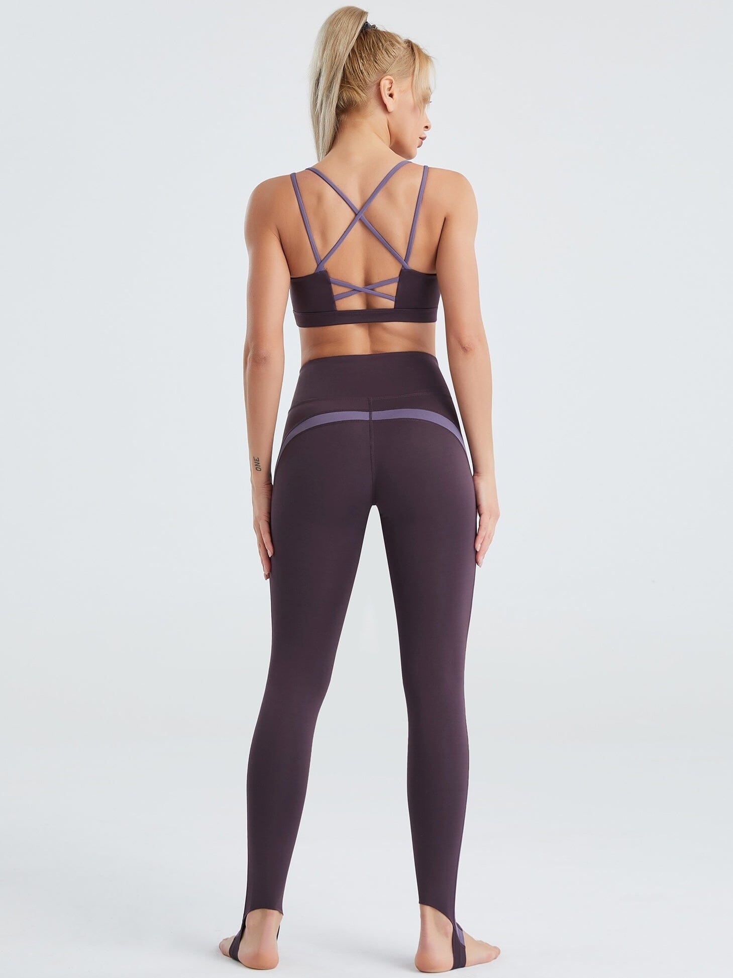 Ensemble Yoga Legging et Soutien-Gorge - Sully Ensemble Sport Helanke-Srbija.com sa Violet 