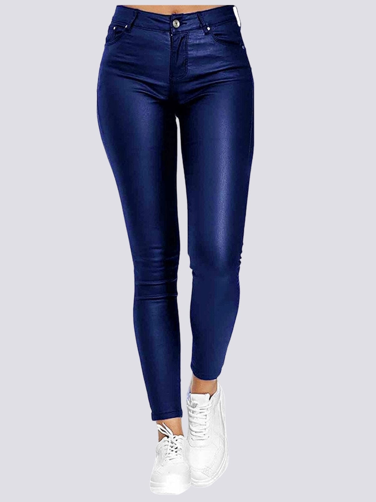 Jegging Simili Cuir Jeggings Helanke-Srbija.com sa Bleu 